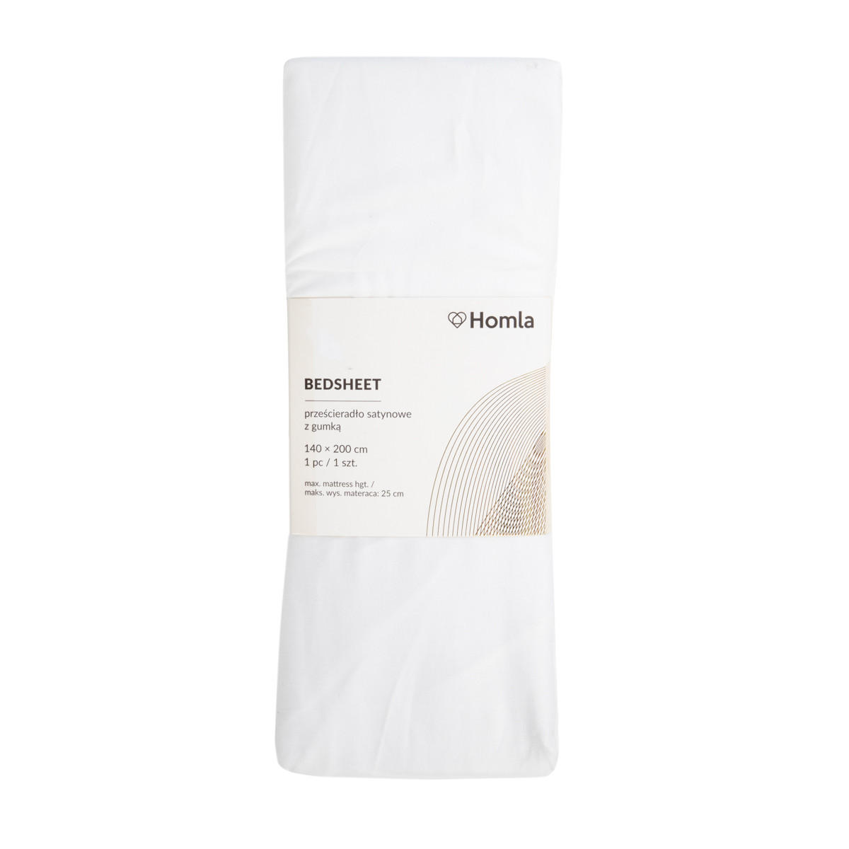 BETTLAKEN Danielle weiß Satin 90/200 cm - Weiß, Textil (90/200cm) - Homla