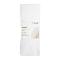 BETTLAKEN Danielle weiß Satin 90/200 cm - Weiß, Textil (90/200cm) - Homla