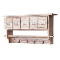 GARDEROBE Beige - Beige, Holz (65/32/13cm) - MCW