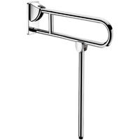 STÜTZKLAPPGRIFF mit Fuß Ø32 L650 mm Edelstahl hochglanzpoliert - Chromfarben, Metall (34.2/12.7/90cm) - Delabie