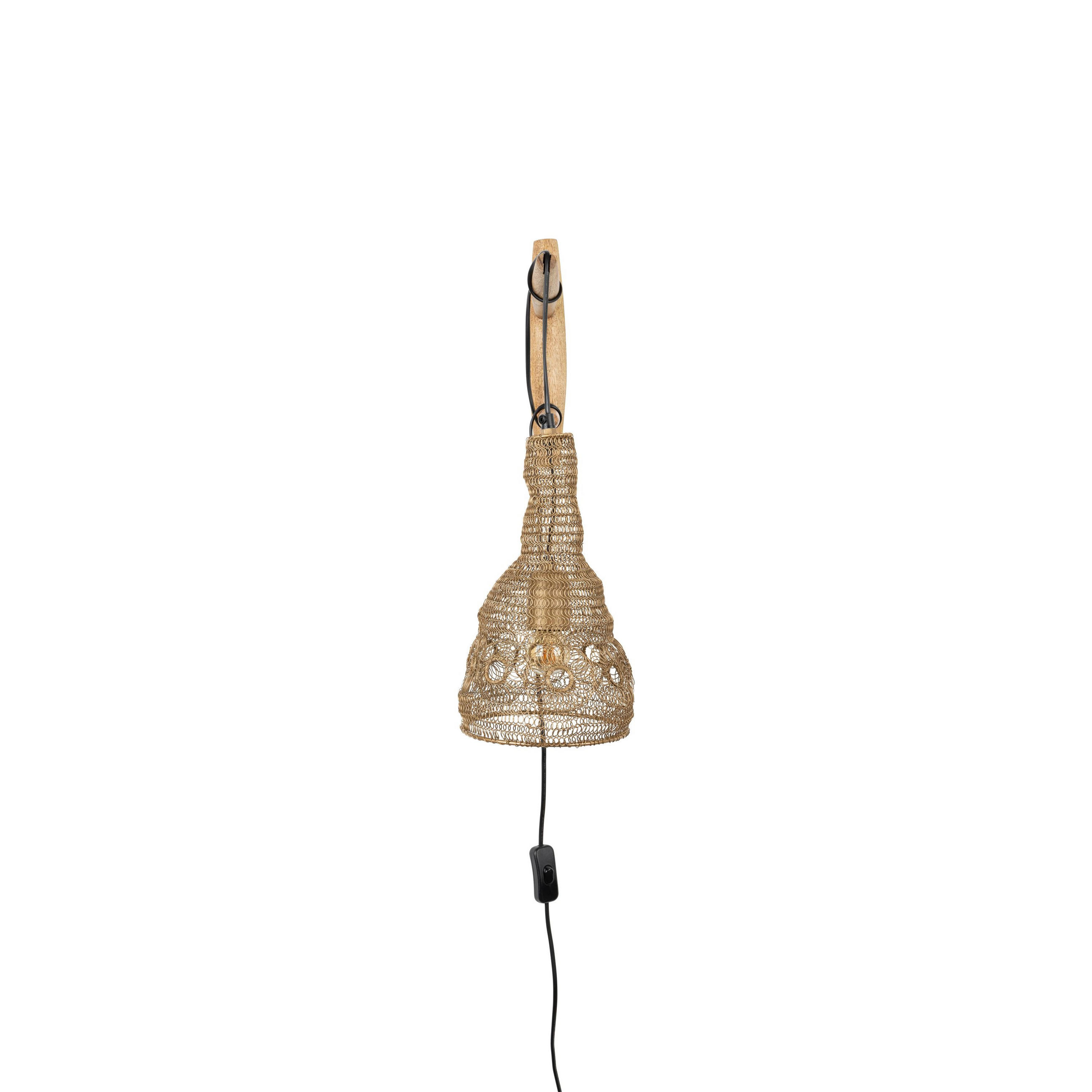 Housecraft Living Wandleuchte Gold 17x47x18 cm