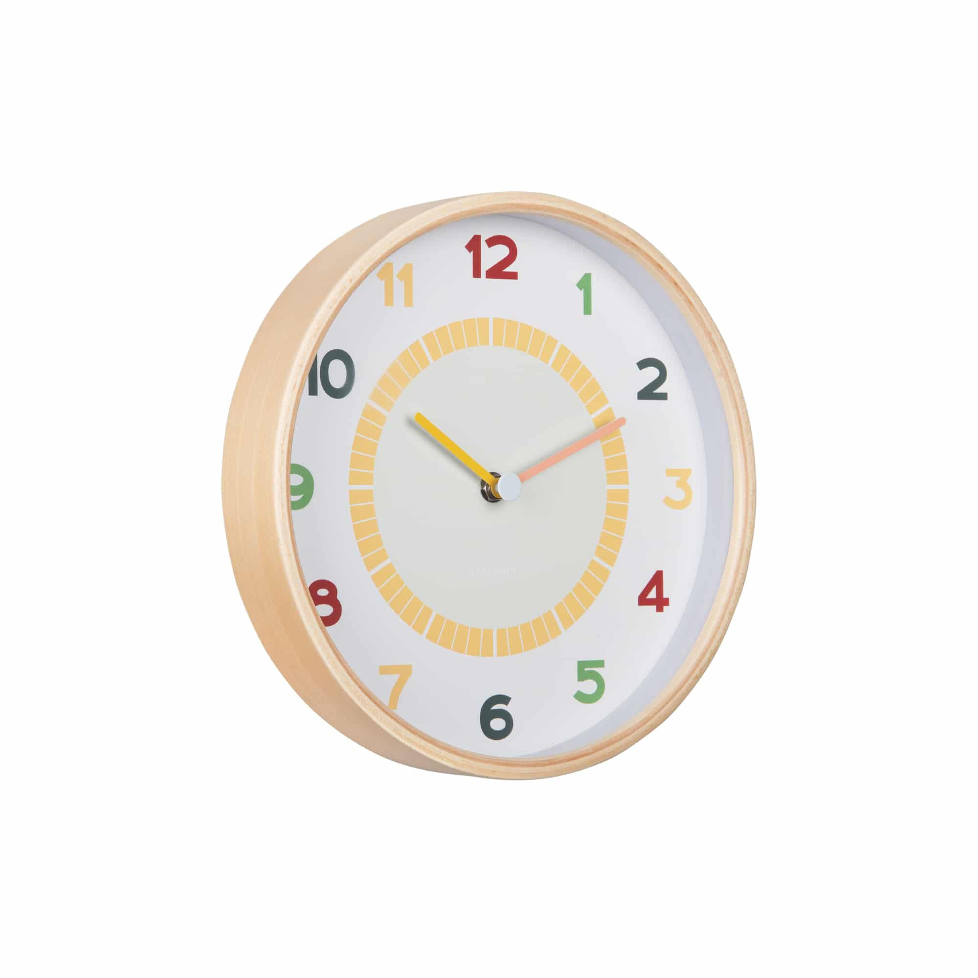 WANDUHR Chico Mehrfarbig 25/4.5/25 cm - Multicolor, Holz (4.5/25/25cm) - Karlsson