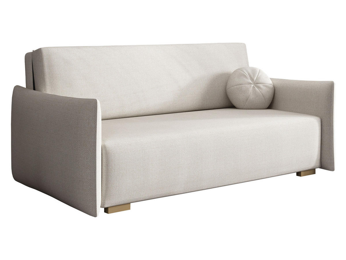 SCHLAFSOFA Viva Glov IV - Creme/Naturfarben, Holz/Textil (174/85/98cm) - MIRJAN24