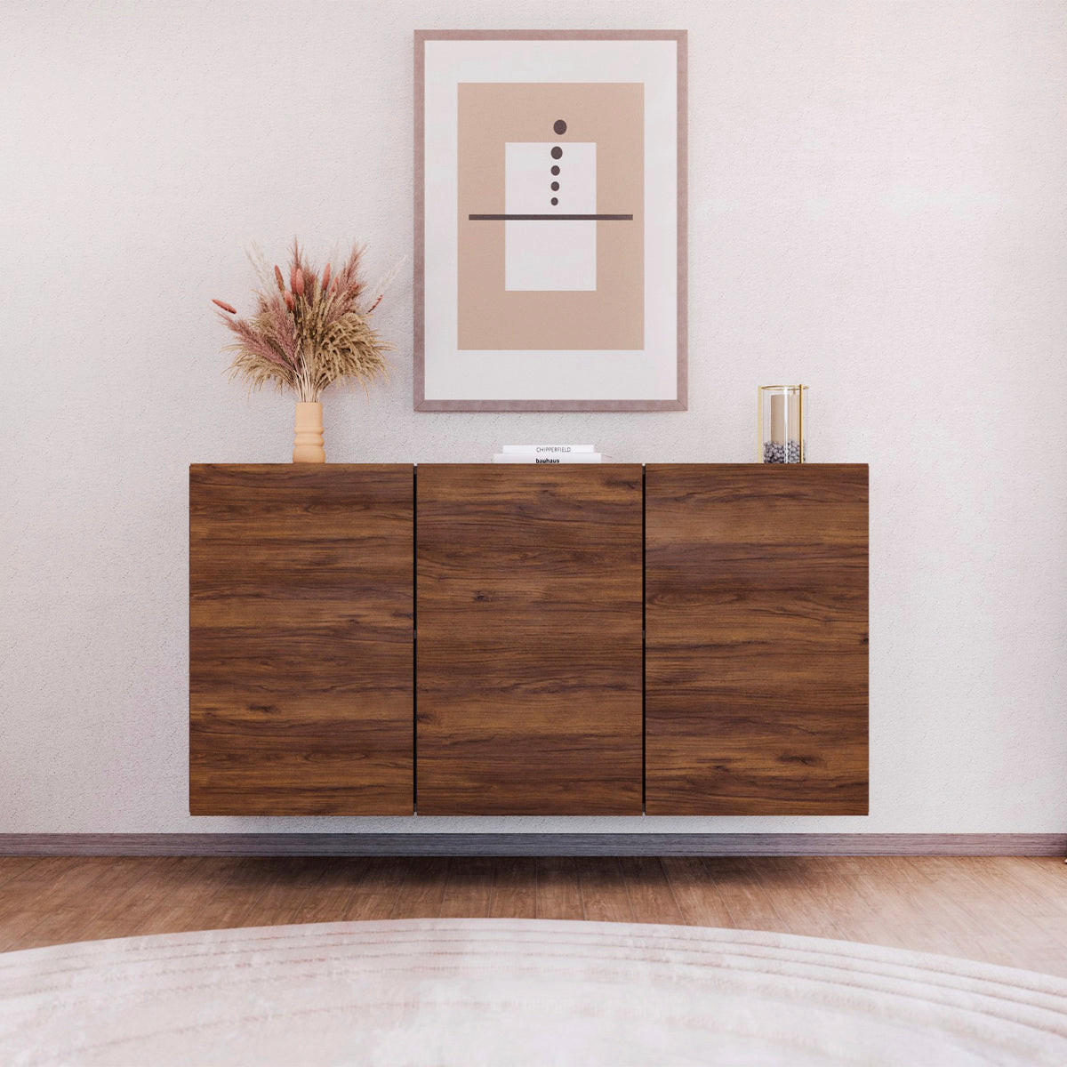SIDEBOARD Idao Tmavé dřevo - hnědá, kompozitní dřevo (160/35/60cm) - Petits-meubles