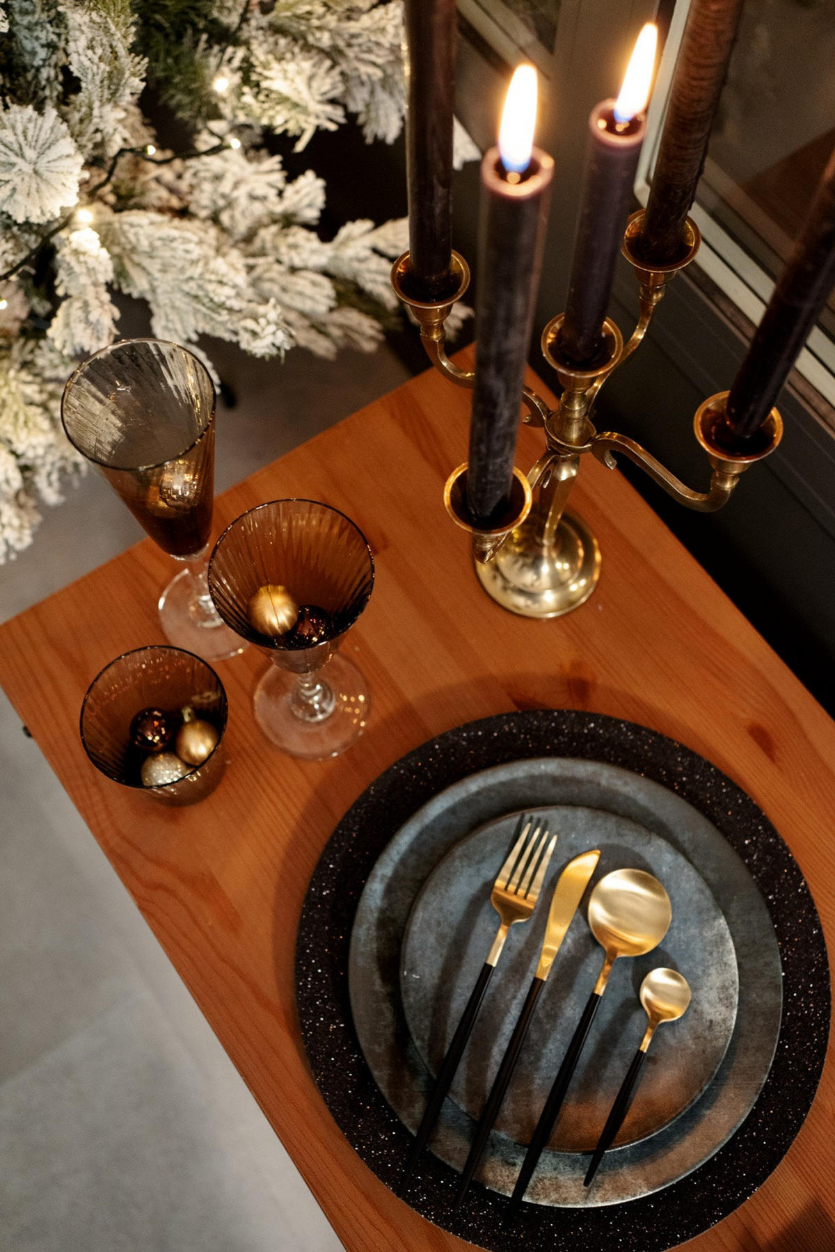 KERZENSTÄNDER für 5 Kerzen 9/9/22 cm - Goldfarben, Metall (9/22/9cm) - Atmosphera Createur d´interieur