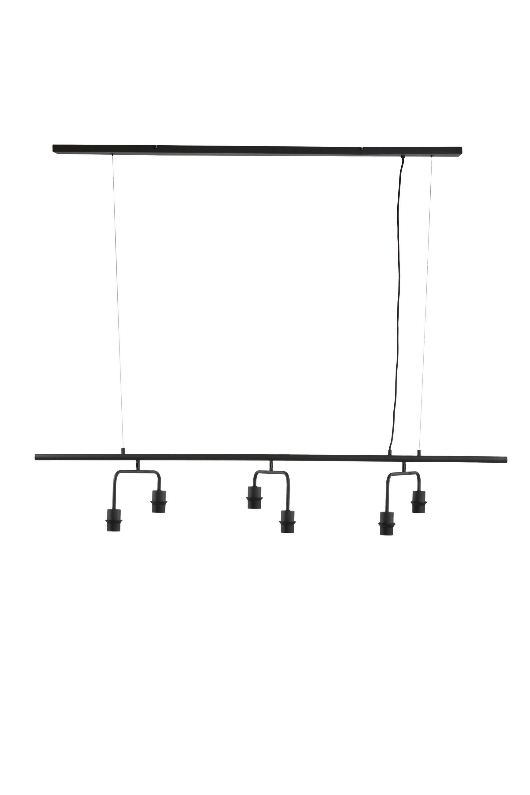 Light & Living Hängelampe Schwarz 50x25x160 cm