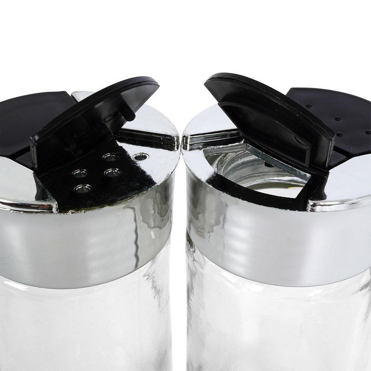 GEWÜRZDOSE Sieb 100 ml Silberfarben - Silberfarben, Glas (4/10/4cm) - Orion 