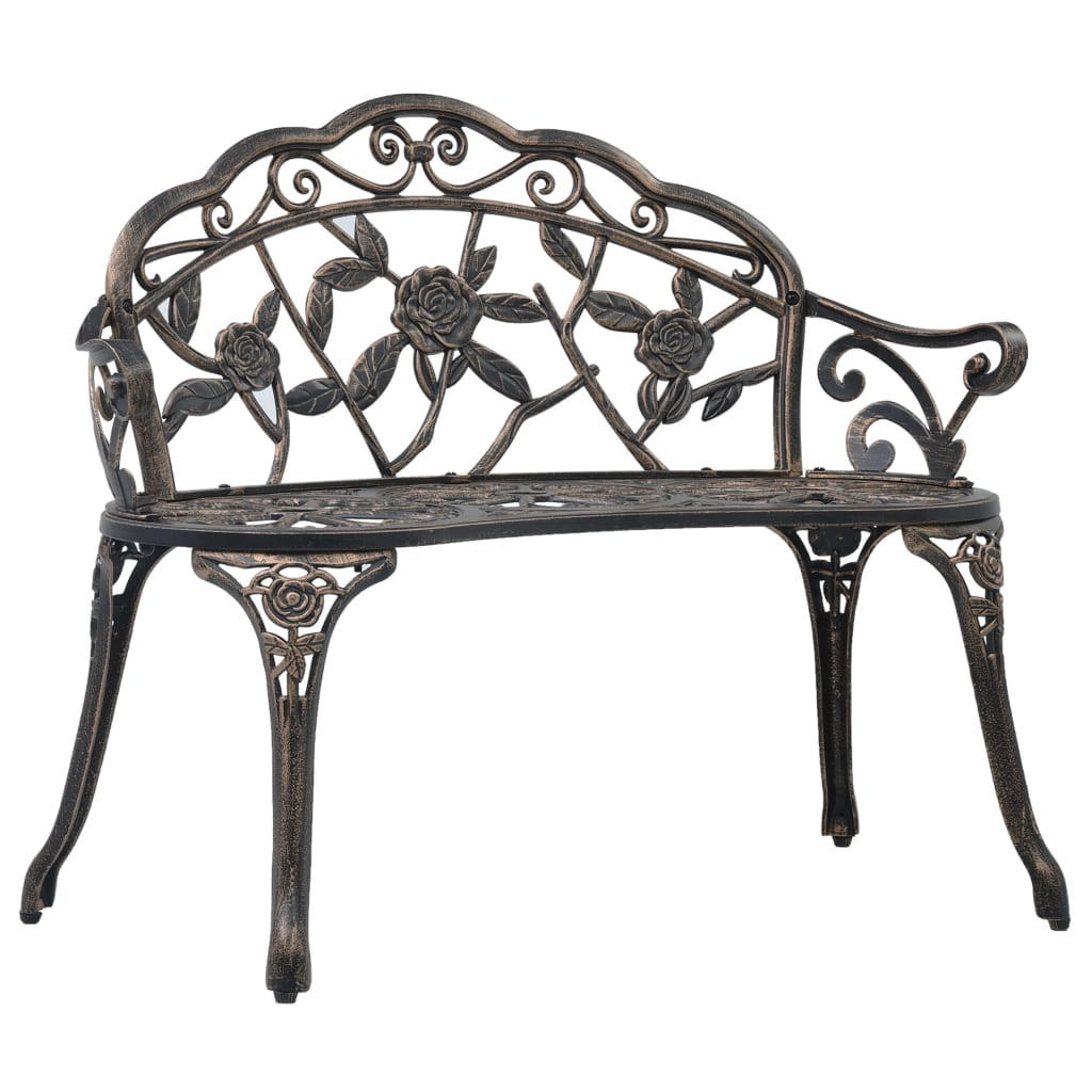 furnicato Gartenbank Braun 54x80x100 cm