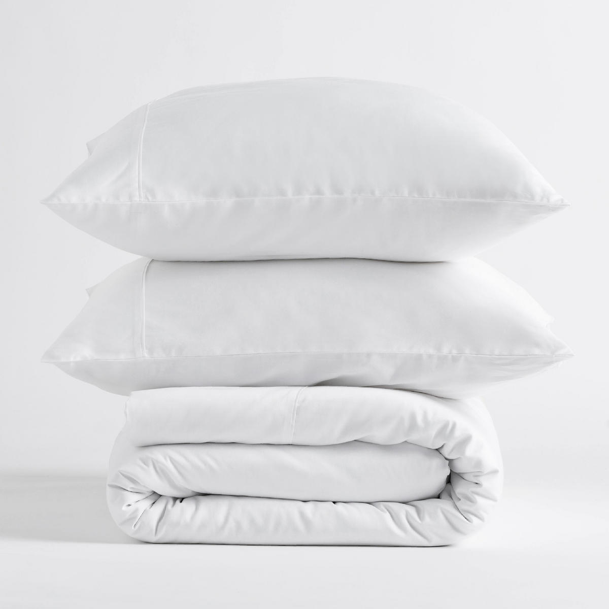 SATIN-BAUMWOLL-BETTWÄSCHE Satinette - Weiß, Textil (140/200cm) - home&you
