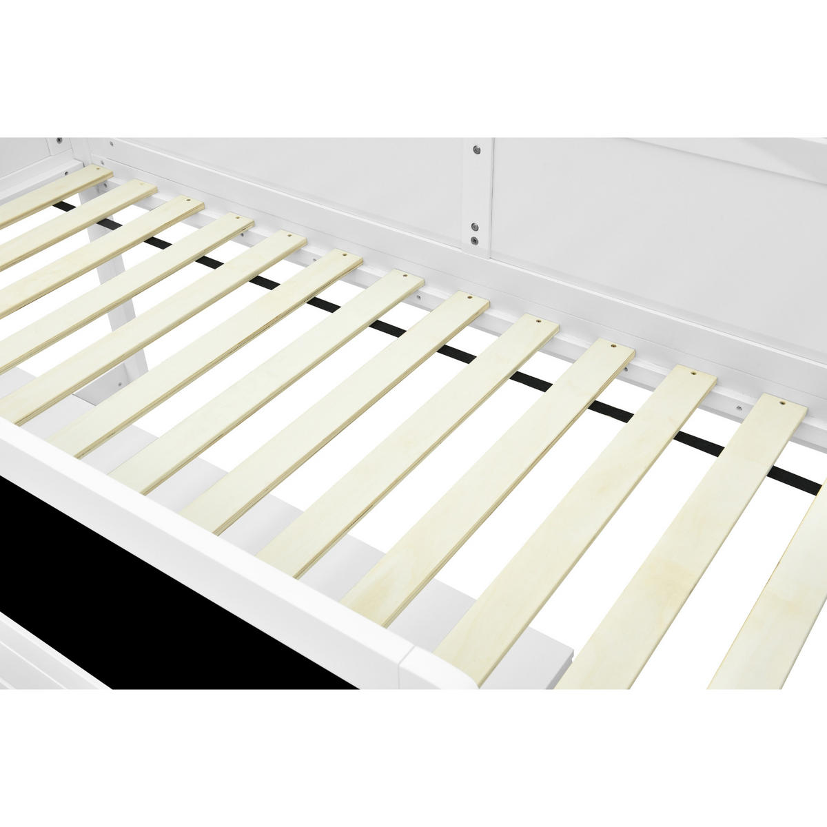 HOCHBETT Kiefer MDF Sperrholz 90/200 cm Weiß - Weiß, Holz/Holzwerkstoff - Raumix