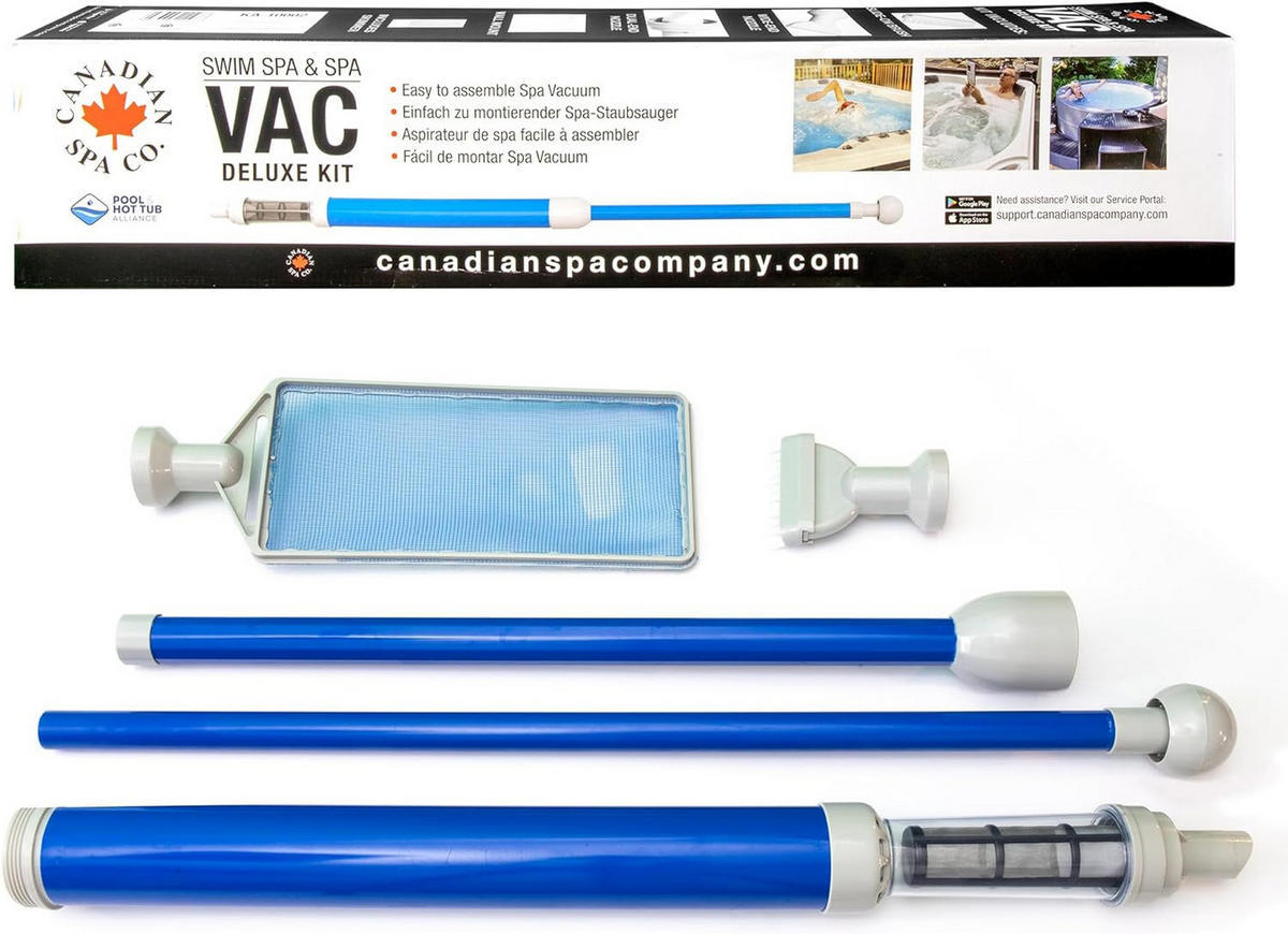 WHIRLPOOL-REINIGUNG Whirlpool Sauger Set - Blau, Kunststoff (9.5/16.5/79cm) - Canadian Spa Company