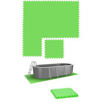 POOLMATTEN 1,9m² 8 EVA Matten 50 cm Grün - Grün, Kunststoff (50/50cm) - eyepower