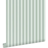 TAPETE Streifen 53 cm x 10.05 m - Grün, Papier (53/1000cm) - ESTAhome