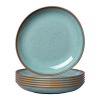 SCHALEN FLACH Lave Glacé ø 27 cm 6er Set - Türkis, Keramik (27cm) - like.Villeroy & Boch