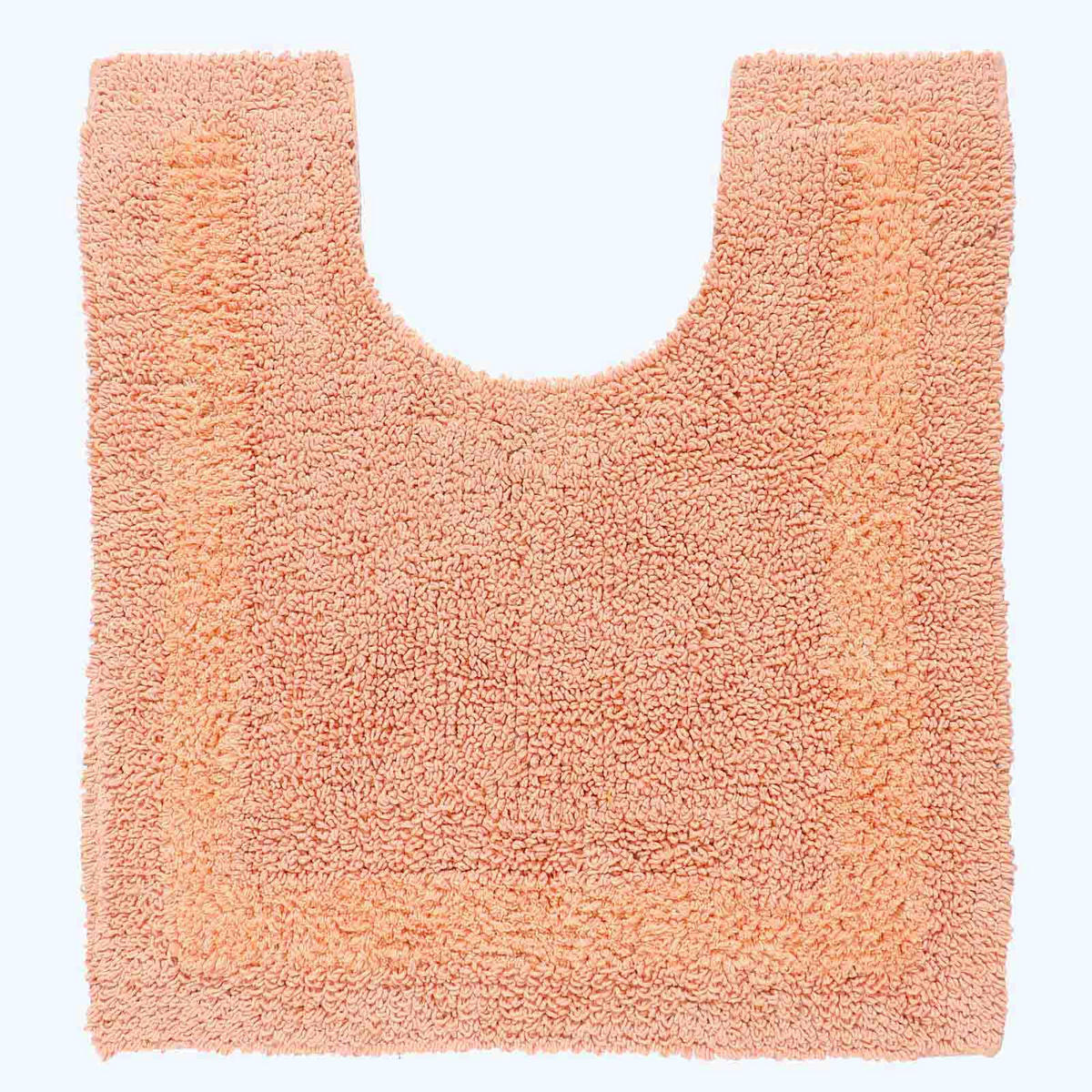 BADGARNITUR 2-teilig, Badematte & WC-Vorleger, wendbar - Orange, Textil (50/80cm) - Homescapes