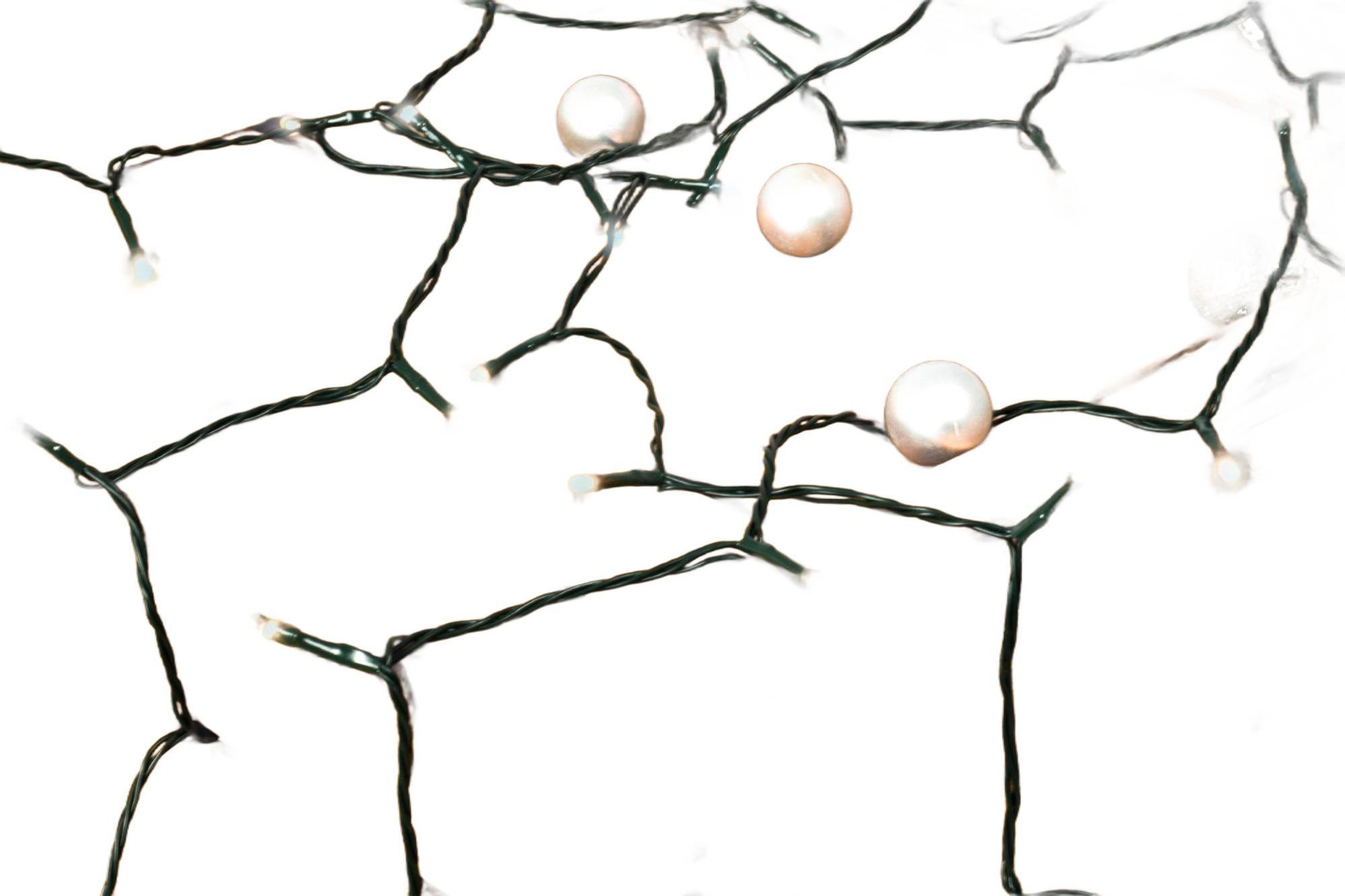 LAALU WEIHNACHTSLICHTERKETTE COLD WHITE 24 m - Grün, Kunststoff (2400cm) - LAALU