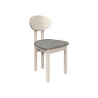 ESSZIMMERSTUHL Divo III - Kaschmir/Hellgrau, Holz/Textil (47/85/48cm) - MIRJAN24