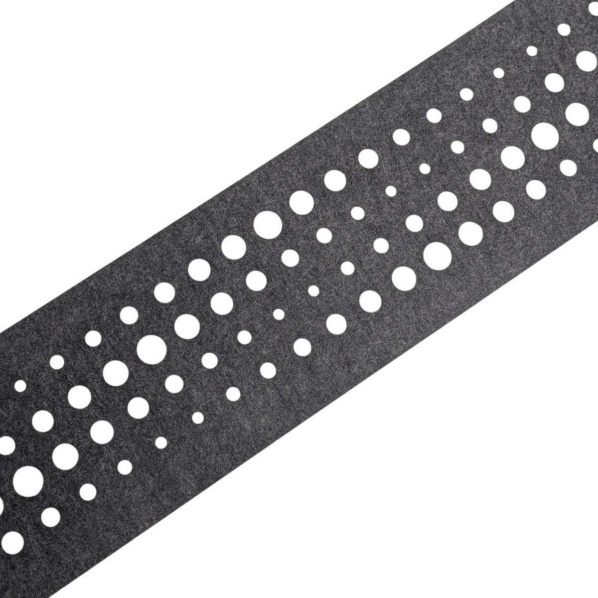 SICHTSCHUTZSTREIFEN Design Vlies Dekor Pulse Einzelstreifen Anthrazitgrau 2,55m - Anthrazit, Kunststoff (260/19cm) - ZAUN|ZU