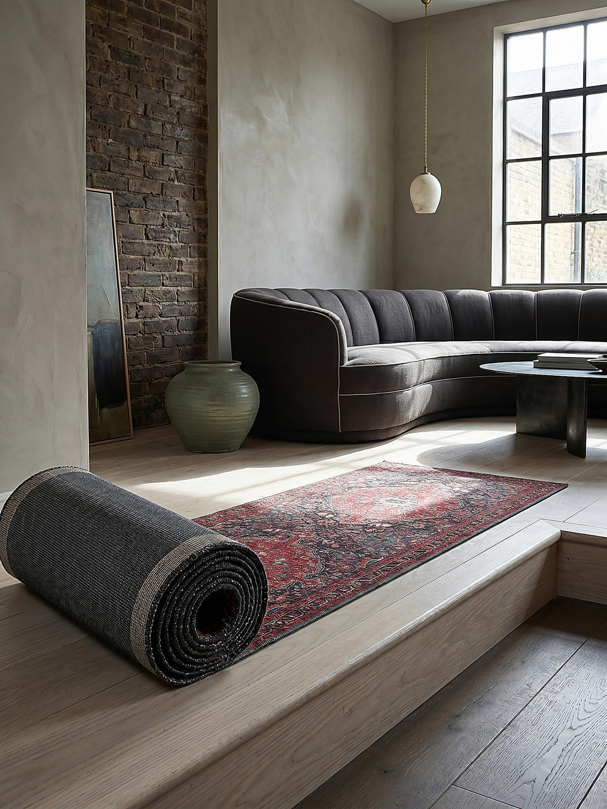 TEPPICHLÄUFER HURST 60/230 cm - Rot, Textil (230/60cm) - KADIMA DESIGN