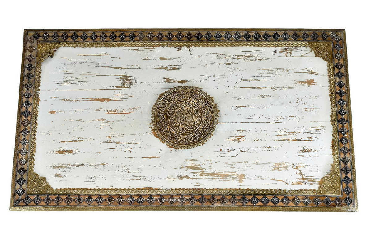 COUCHTISCH aus Mangoholz - Perlmutt, Holz (140/80/45cm) - Giner y Colomer