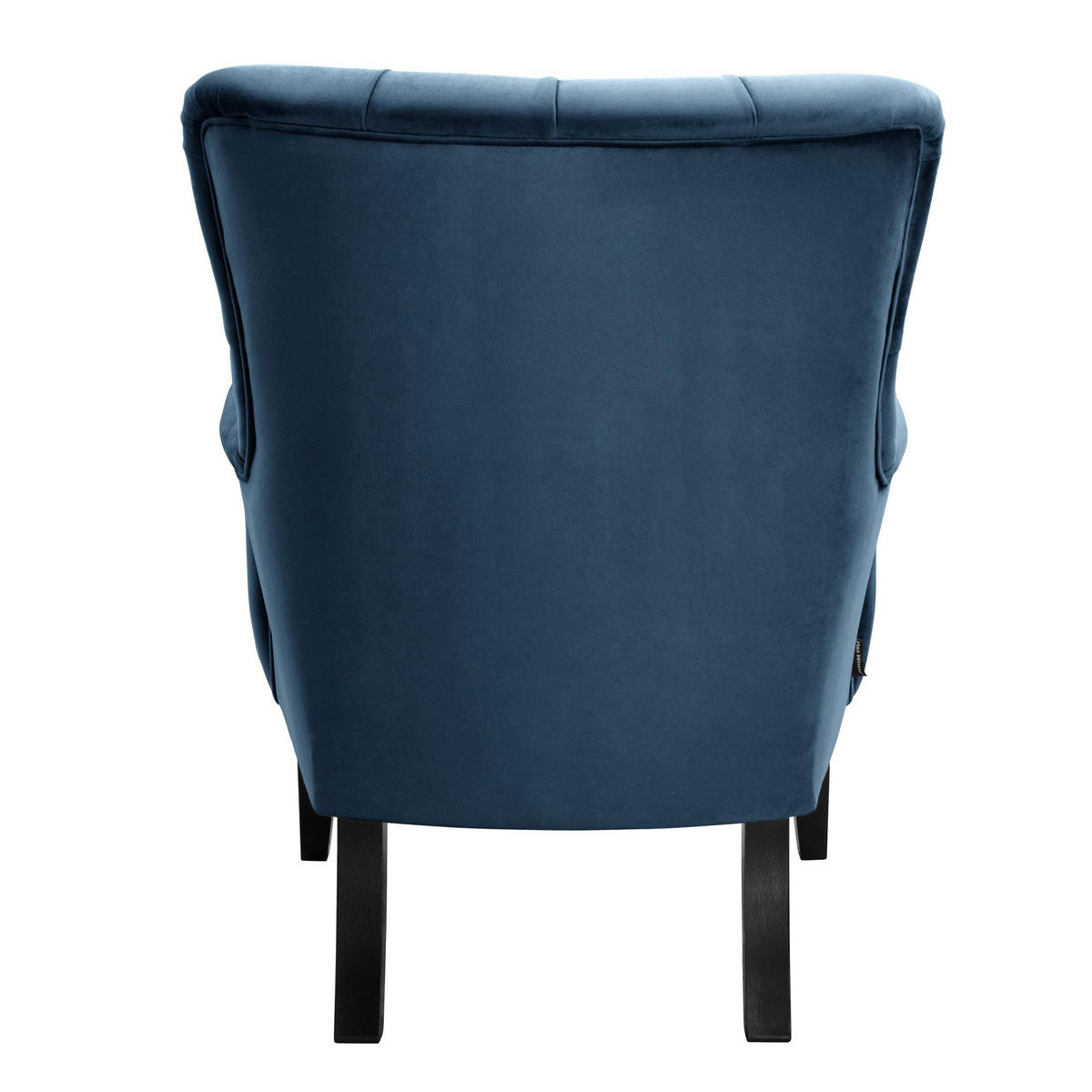 SESSEL Kayley Samtvelours dunkelblau - Dunkelblau, Kunststoff (71/97/82cm) - 58aufmkessel