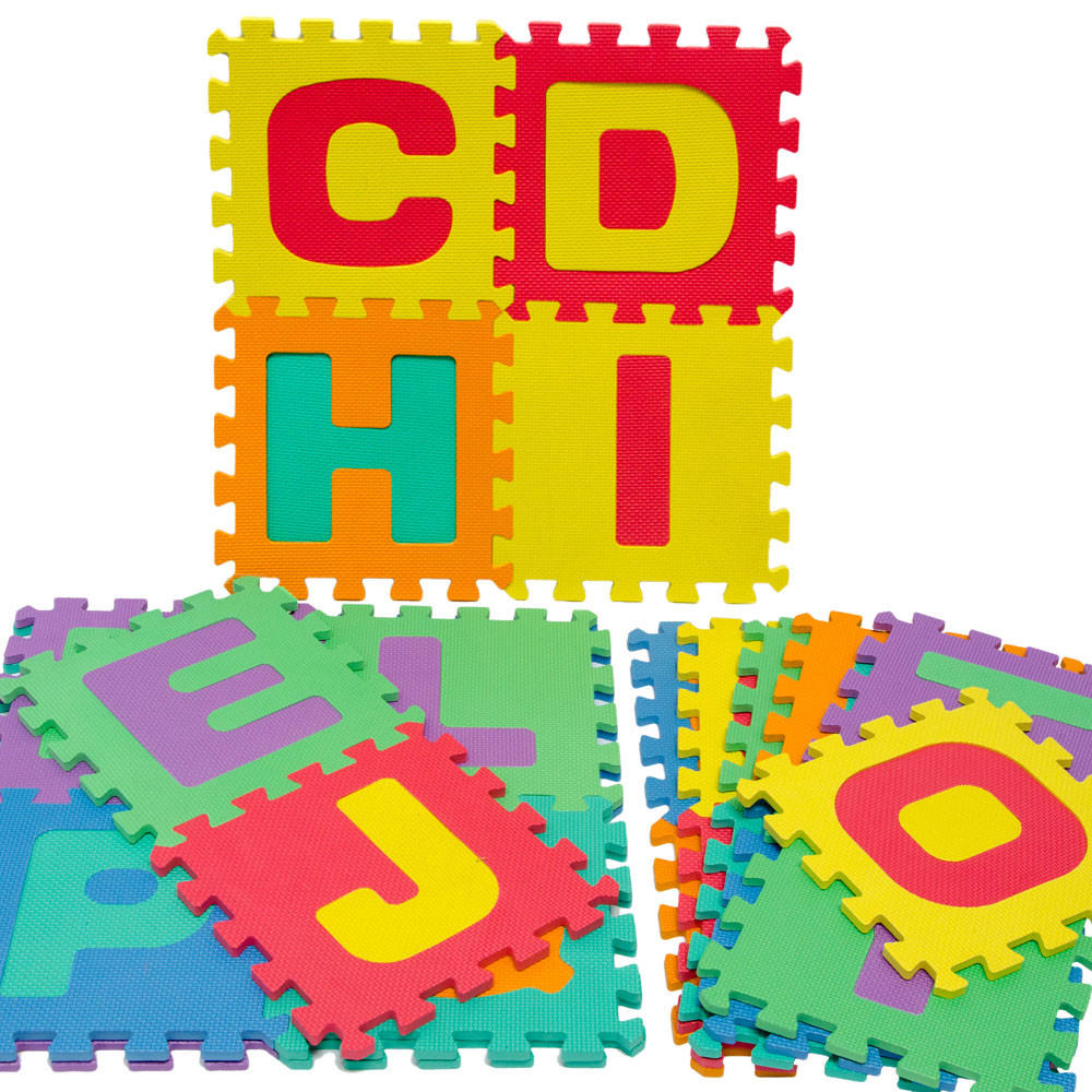 SPIELMATTE ab Null - 150 cm Puzzlematte Alphabet - Multicolor, Kunststoff (30/30cm) - Littletom