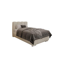 POLSTERBETT Zaira 100x200cm – Elegantes Polsterbett für modernen Wohnstil , ohne matratze, creme - Creme, Holz (100/200cm) - Homesy
