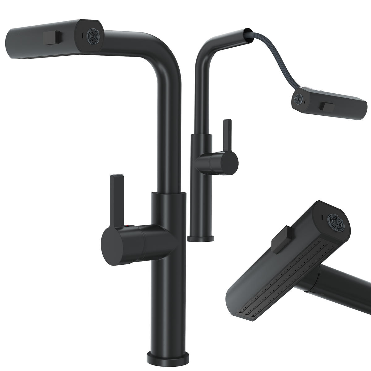 KÜCHENBATTERIE Giro - Schwarz, Metall (17/39/35cm) - Granitan