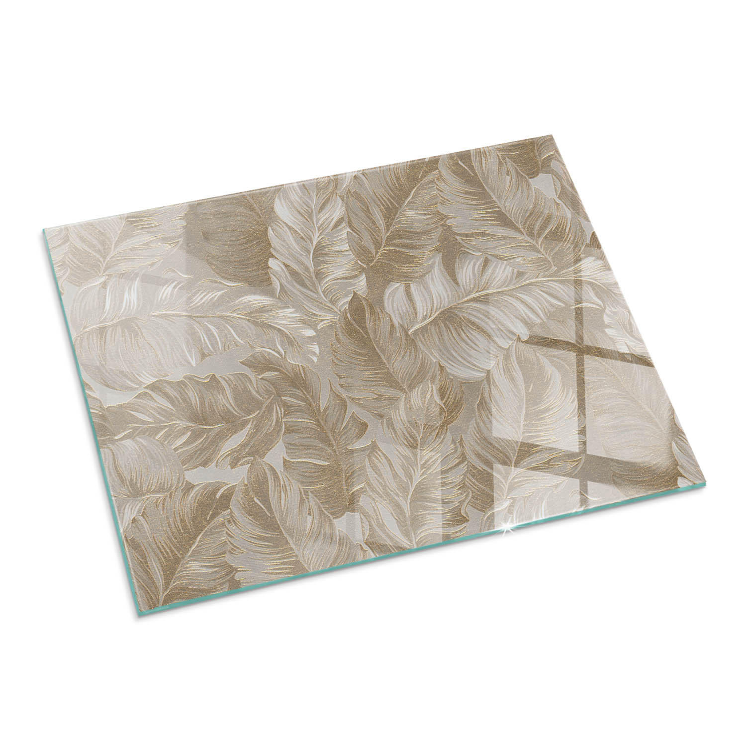 ArtPrintCave Glasplatte Beige 80x60x0.4 cm