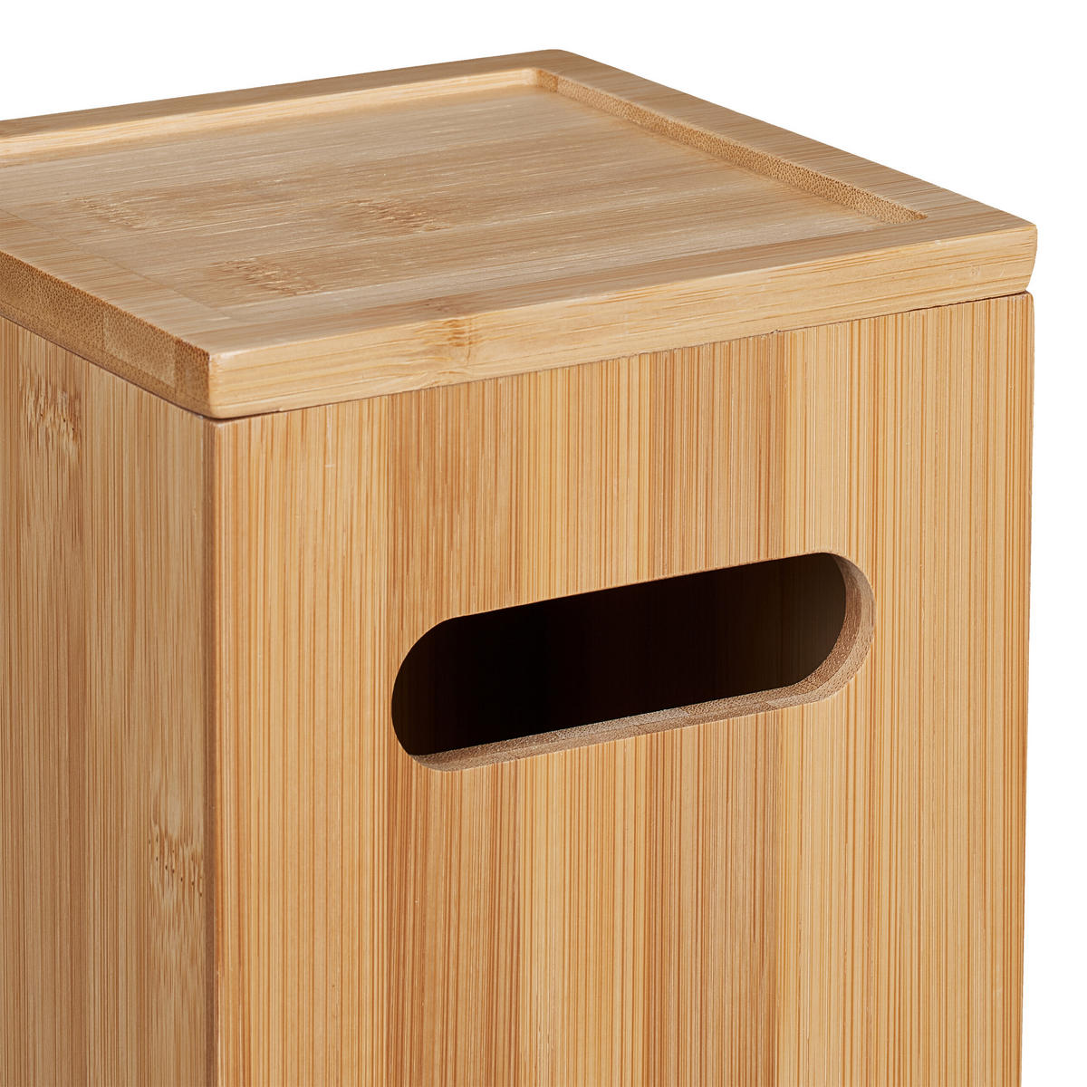 2-TLG.TOILETTENPAPIERHALTER-SET - Hellbraun, Holz (14/43/14cm) - Relaxdays