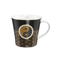 KÜNSTLERTASSE Yin Yang Schwarz - New Bone China - Schwarz, Keramik (0.35L) - Goebel