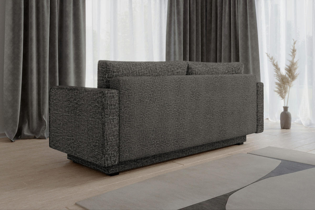SCHLAFSOFA - Marbella - Anthrazit (IMO 60) - Anthrazit, Holz (230/90/97cm) - Möblo