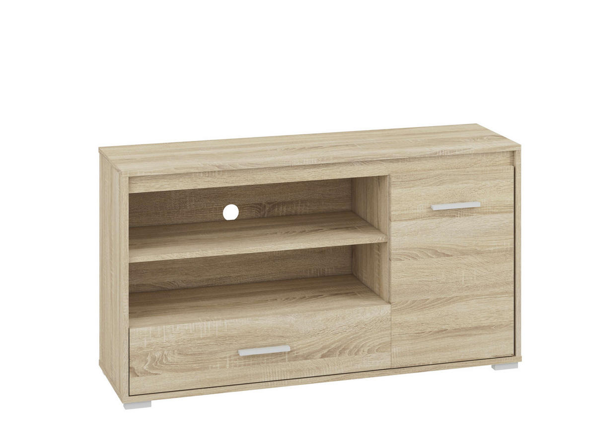 WOHNZIMMER Set 5-tlg. – Avo – Eichefarben - Eichefarben, Holzwerkstoff (48/200/34cm) - hi-markt