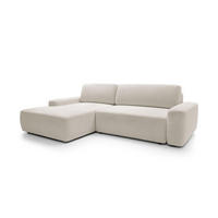 ECKSOFA BOULI Beige 264x162x82 cm - Beige, Textil (264/162cm) - FURNLUX