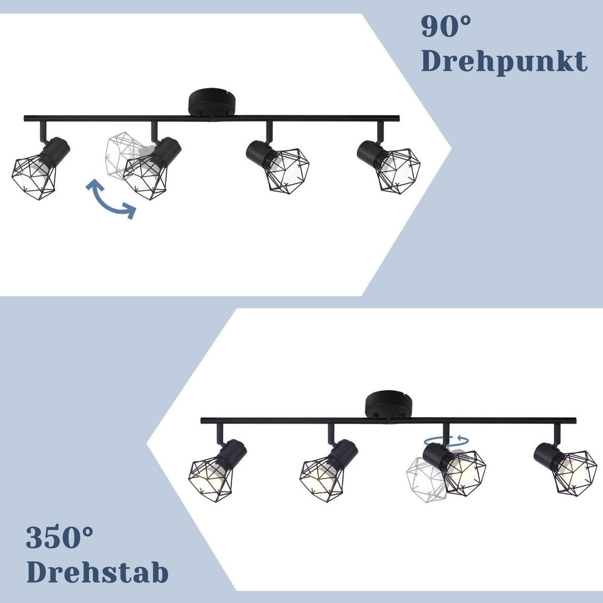 STRAHLER Flagler 71/20/9.5 cm - Schwarz, Metall (71/20/9.5cm) - Nettlife