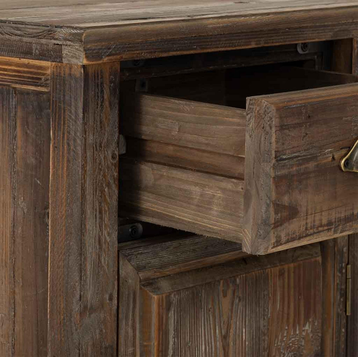 NACHTTISCH aus Holz, 48x35x76cm - Braun, Holz (48/76/35cm) - Wanderlust