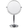 KOSMETIKSPIEGEL 20 cm Silber Aveyron - Silberfarben, Metall (38/13/20cm) - Beliani