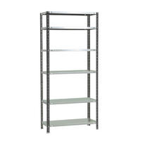SCHRAUBREGAL PANDA TALL | HxBxT 200x80x50cm | 6 Fachböden | Fachlast 100kg | Anthrazit-Weiß - Anthrazit, Metall (80/200/50cm) - PROREGAL