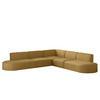 ECKSOFA Palma In Scala - Gelb, Holzwerkstoff/Textil (276/276cm) - Fun Möbel