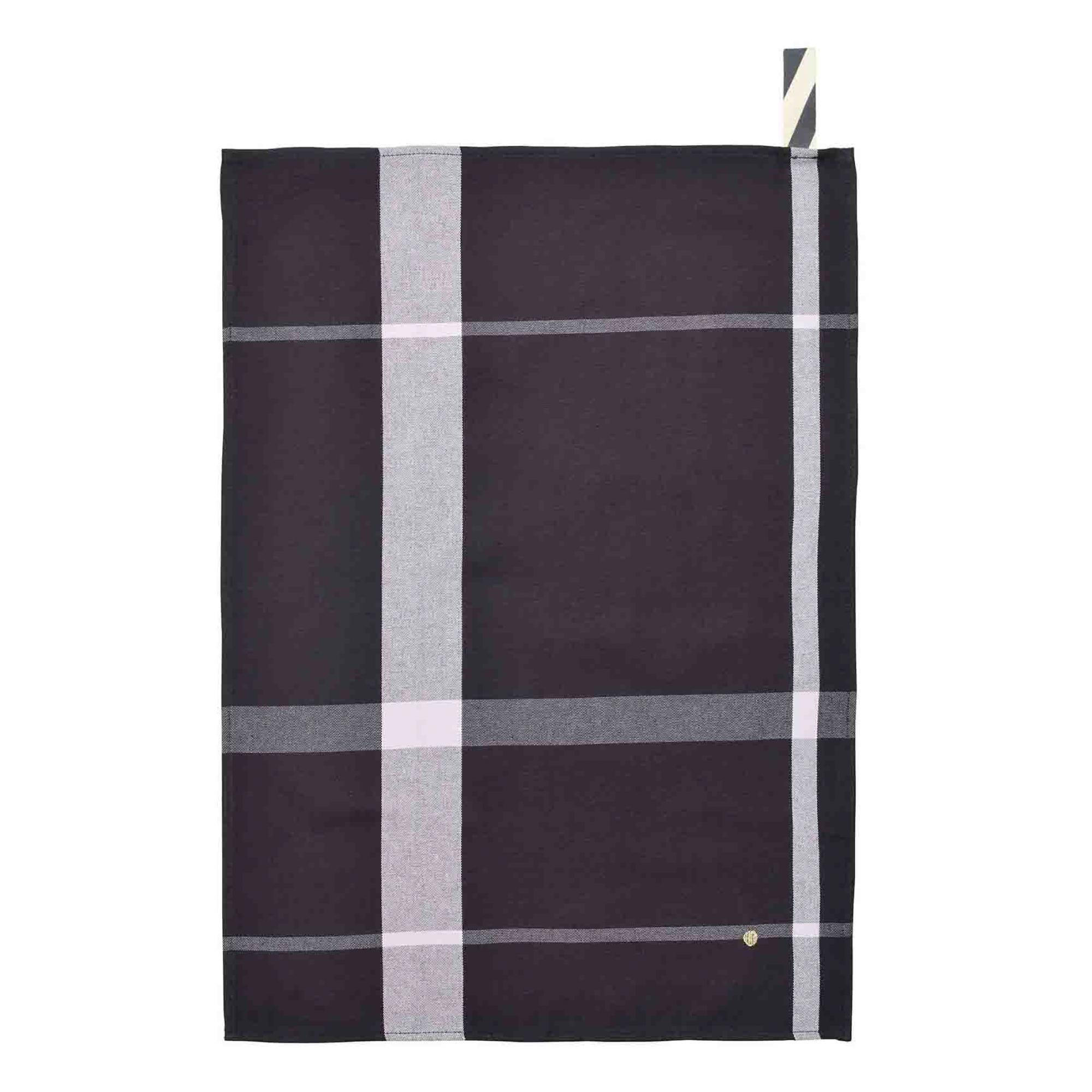 GESCHIRRTUCH La nonna kaviar 50 x 70 cm - Schwarz, Textil (70/50cm)