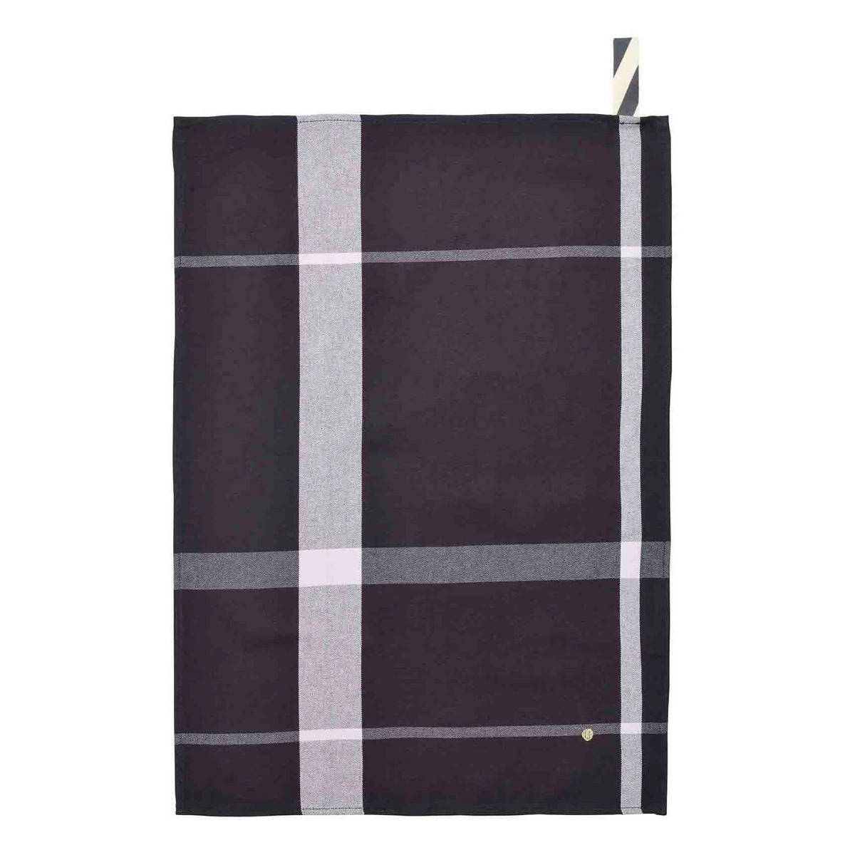GESCHIRRTUCH La nonna kaviar 50 x 70 cm - Schwarz, Textil (70/50cm)
