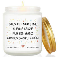 DUFTKERZE Lavendel & Eukalyptus 7OZ Glas - Flieder, Paraffin (11cm)