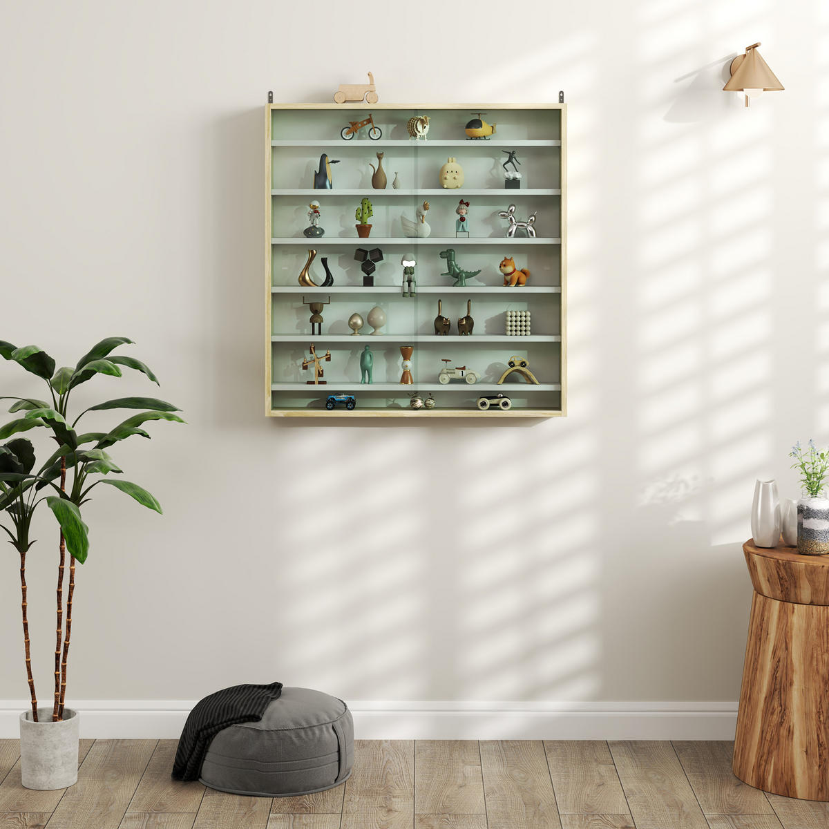 BÜCHERREGAL 80/9,5/83 cm Natur - Eichefarben, Karton (80/83/9.5cm)