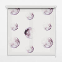 VNÚTORNÁ roleta - okenná roleta - roleta - 120x140 cm - Sivé planéty - sivá, plast (120/140/0.5cm) - TULUP