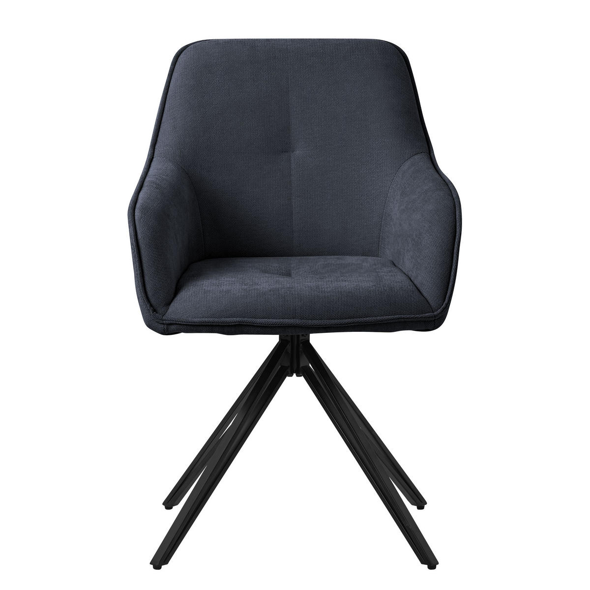 ESSZIMMERSTUHL 2er Set anthrazit - Anthrazit, Textil (61/84.5/57cm) - ML-DESIGN