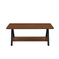 COUCHTISCH Walnussfarben 110/57/44,5 cm - Walnussfarben, Holzwerkstoff (57/110/44.5cm) - PANGIVO