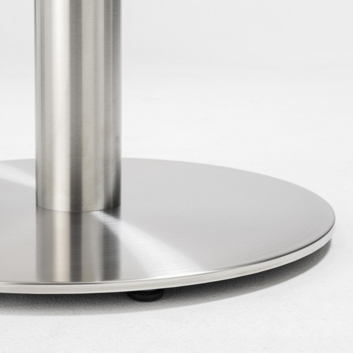 TISCHBEIN, Grau - Grau, Metall (45/72/45cm) - Oviala