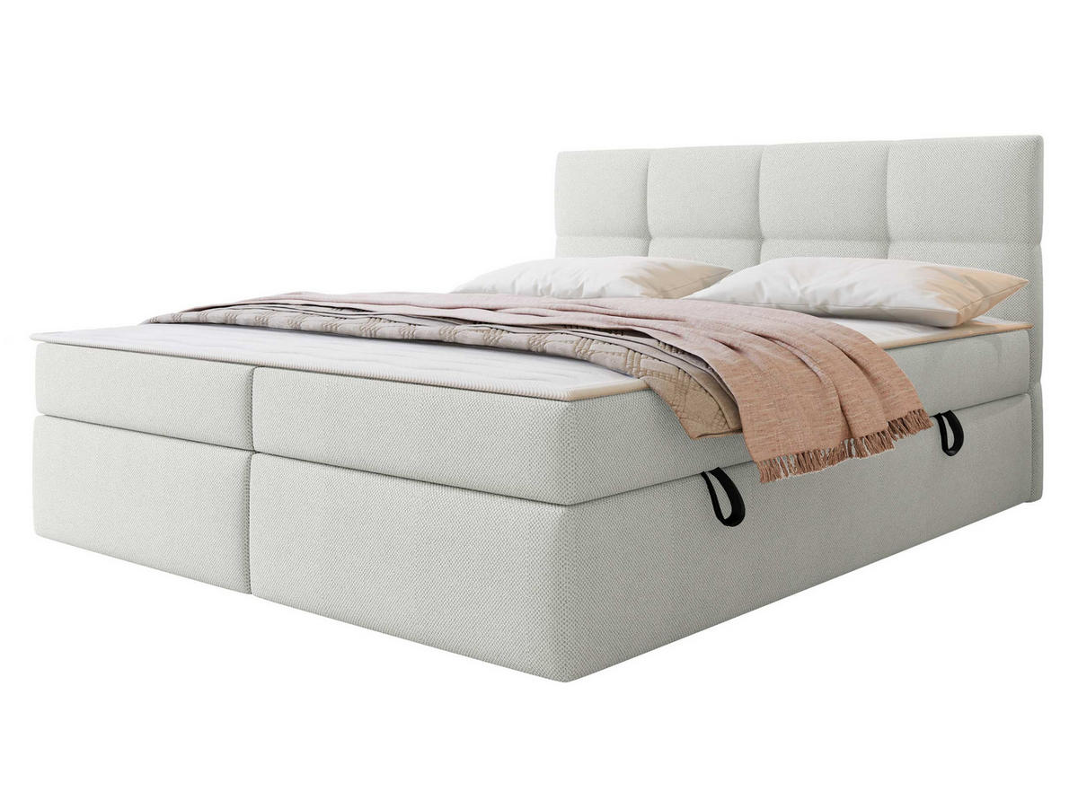 BOXBETT Figaro - Schwarz/Naturfarben, Holz/Textil (160/200cm) - MIRJAN24