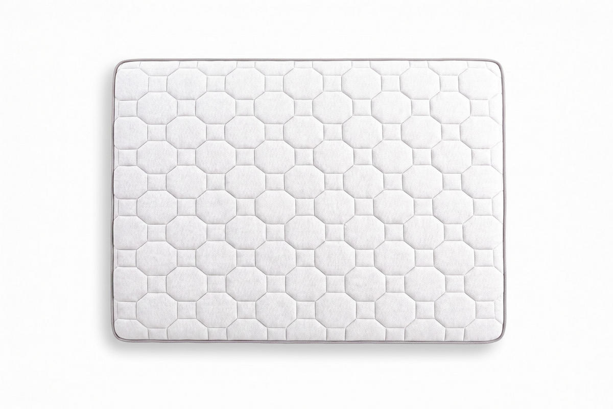 MATRATZE Grand Spring Hotel - 200X200 cm- Härtegrad H3/H4 - Weiß, Textil (200/200cm) - Moonia