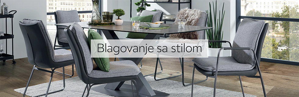 Elegantan stol za blagovaonicu i udobne stolice Lesnina XXXL